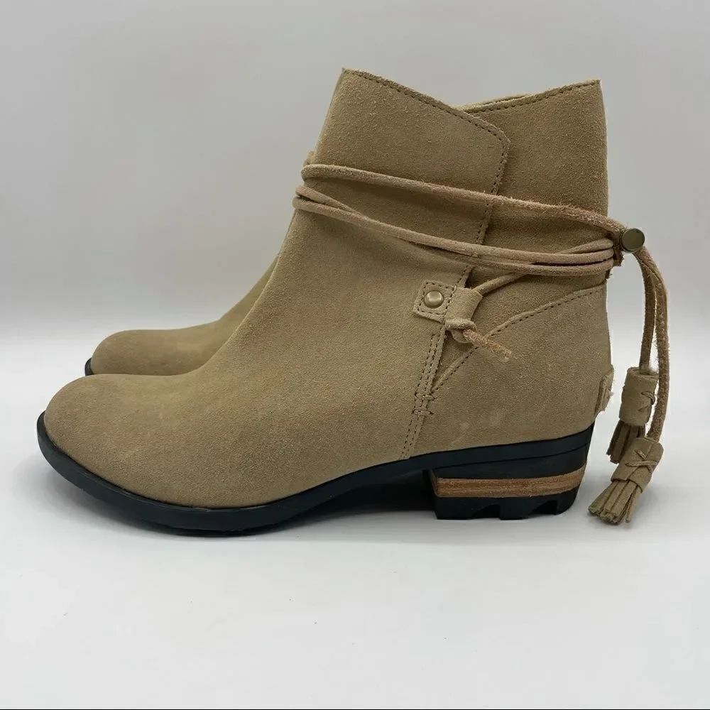 Sorel Farrah Suede Ankle Boots